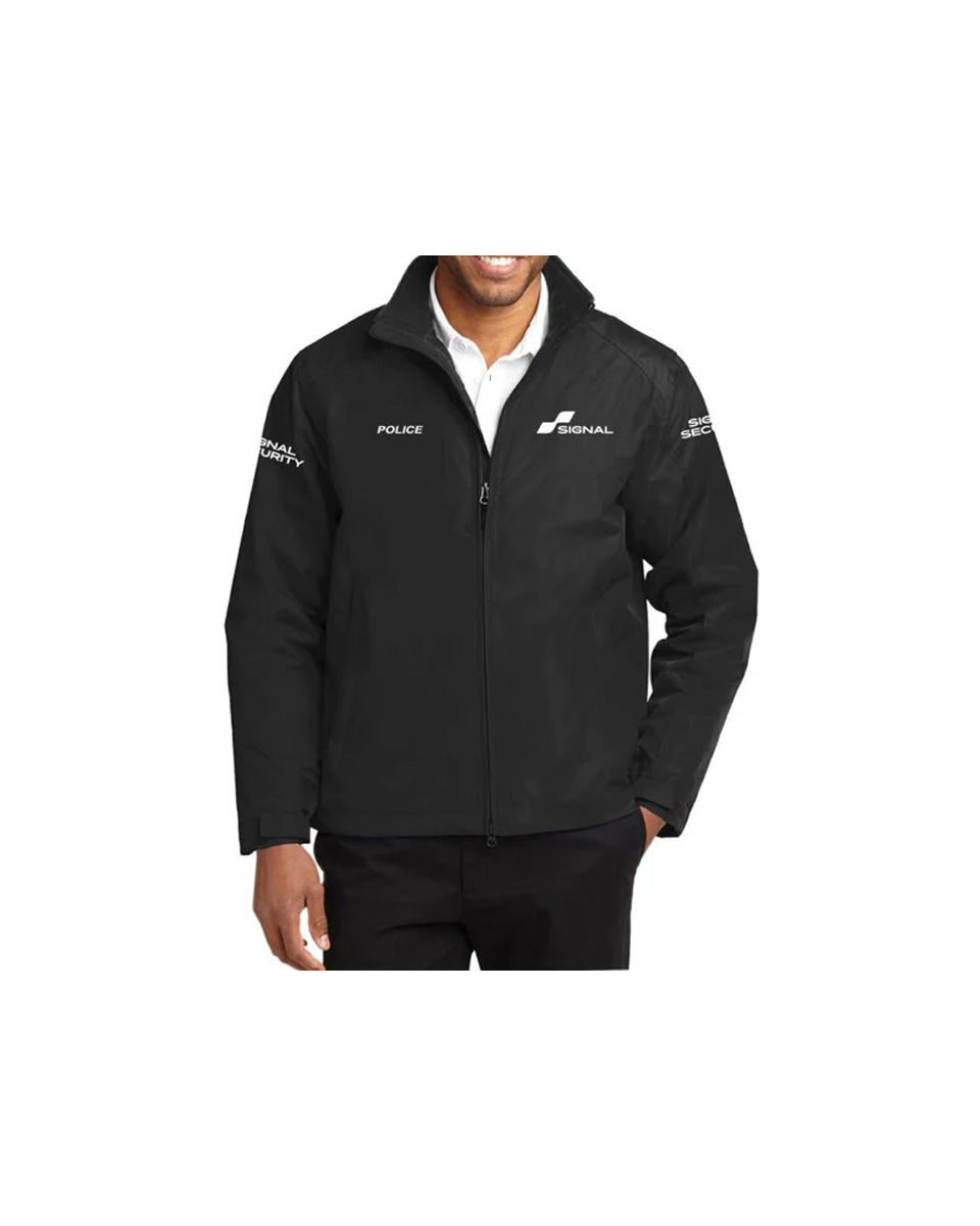 Police Nylon Jacket with Fleece