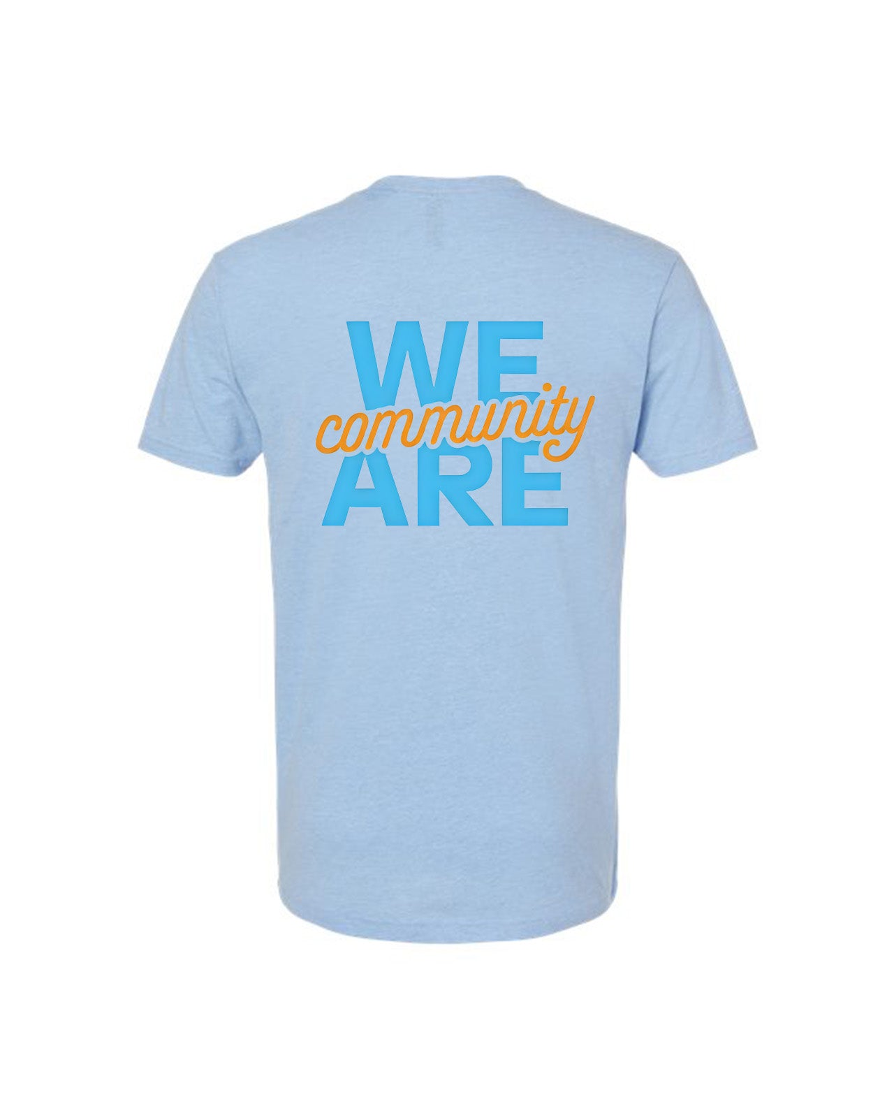 Custom Branded Short Sleeve Tee - Heather Blue