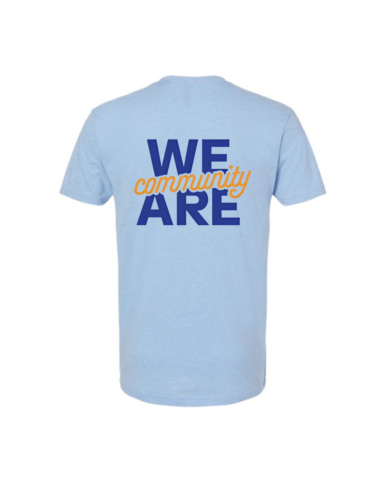 Custom Branded Short Sleeve Tee - Heather Blue