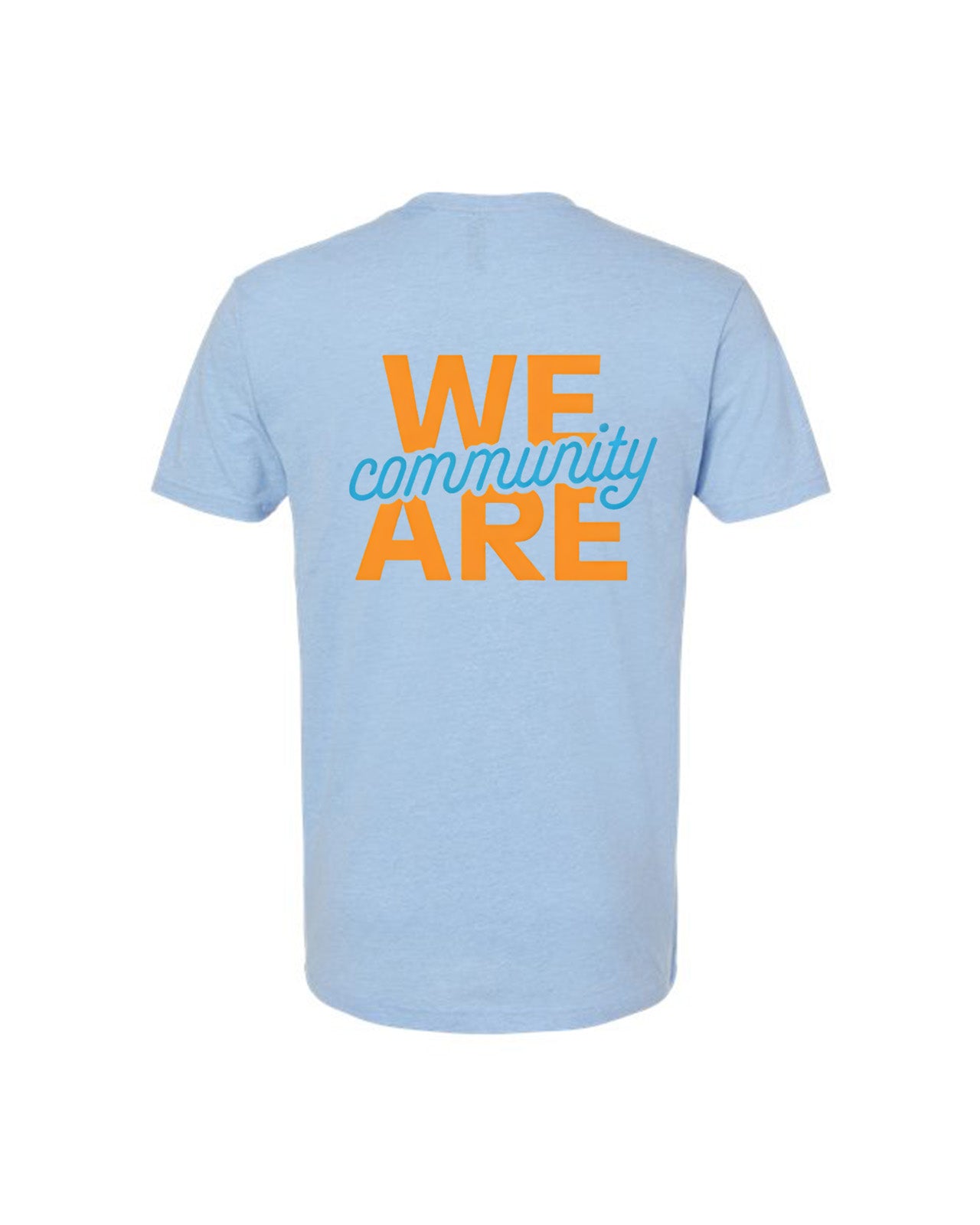 Custom Branded Short Sleeve Tee - Heather Blue