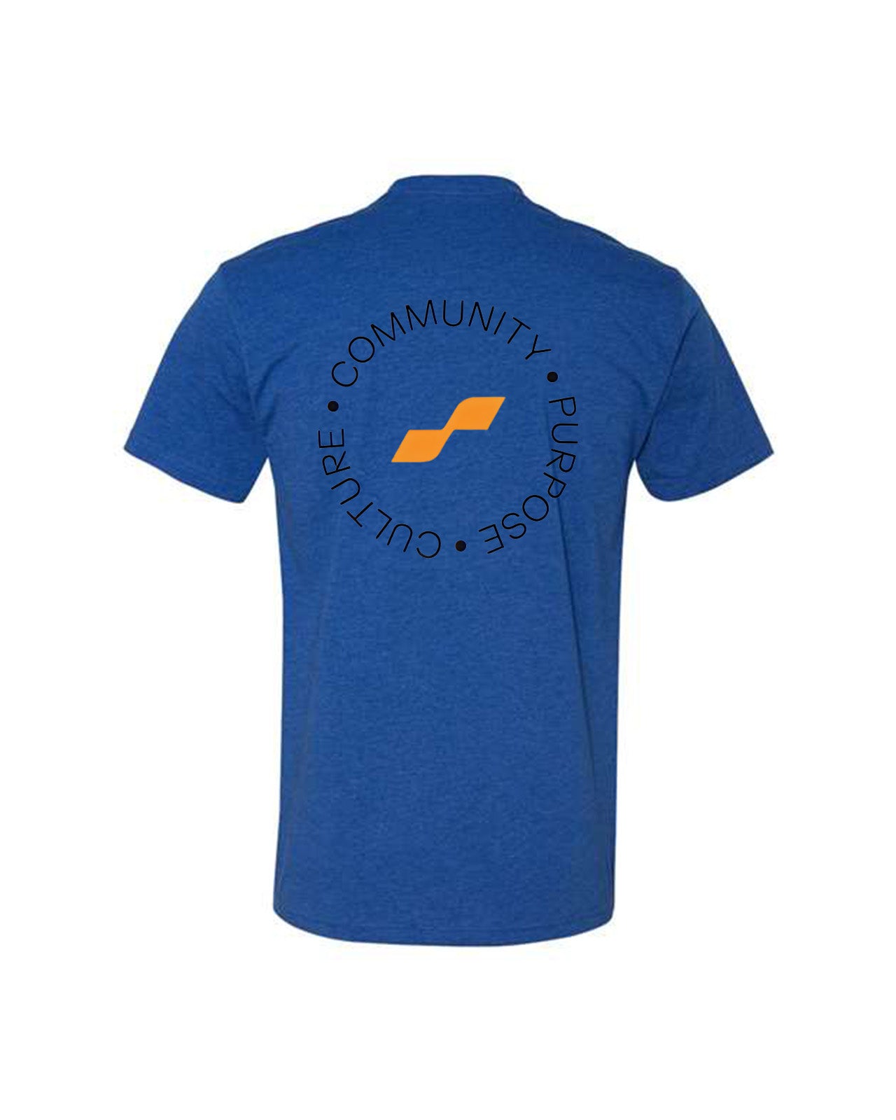 Custom Branded Short Sleeve Tee - Royal Blue