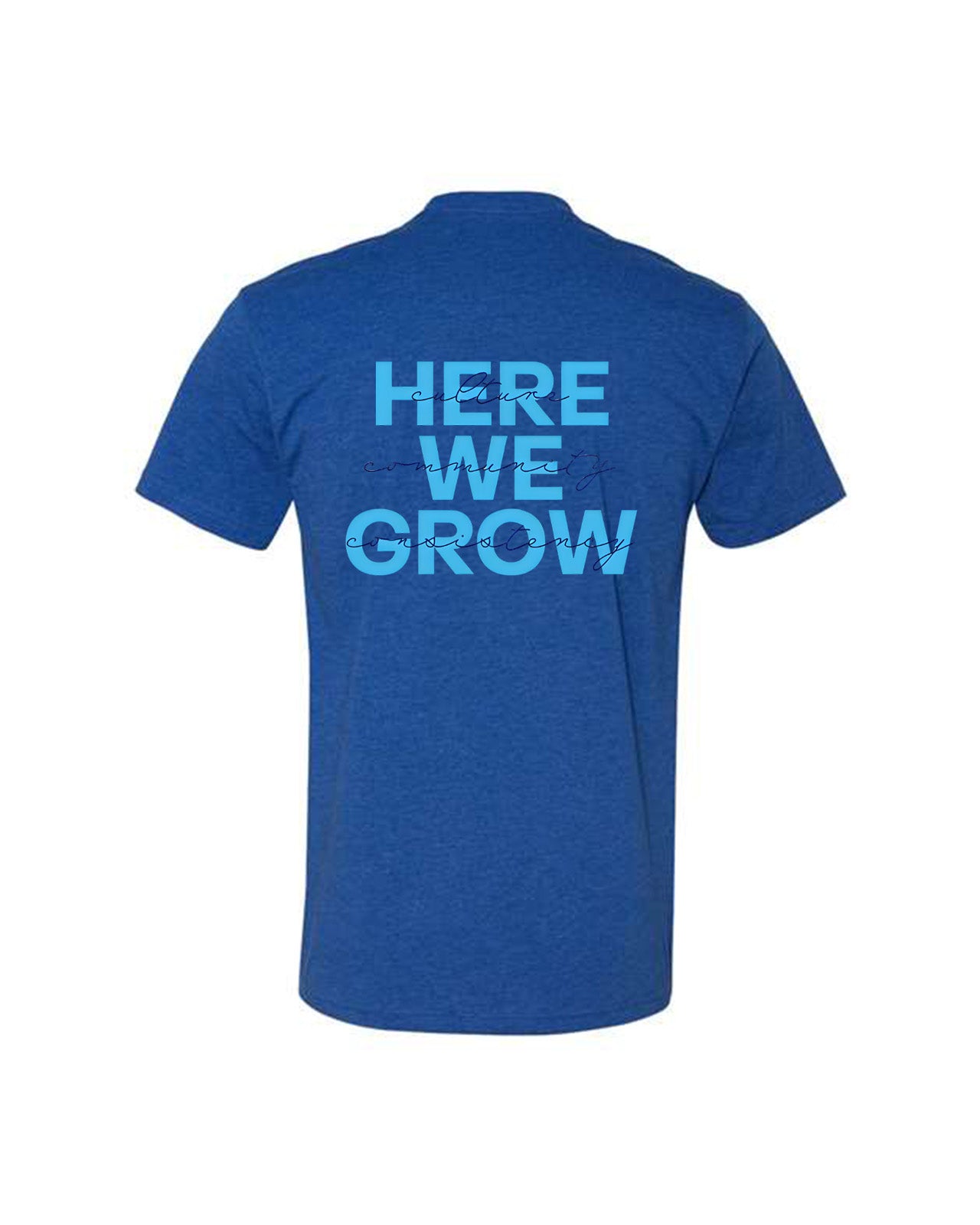 Custom Branded Short Sleeve Tee - Royal Blue