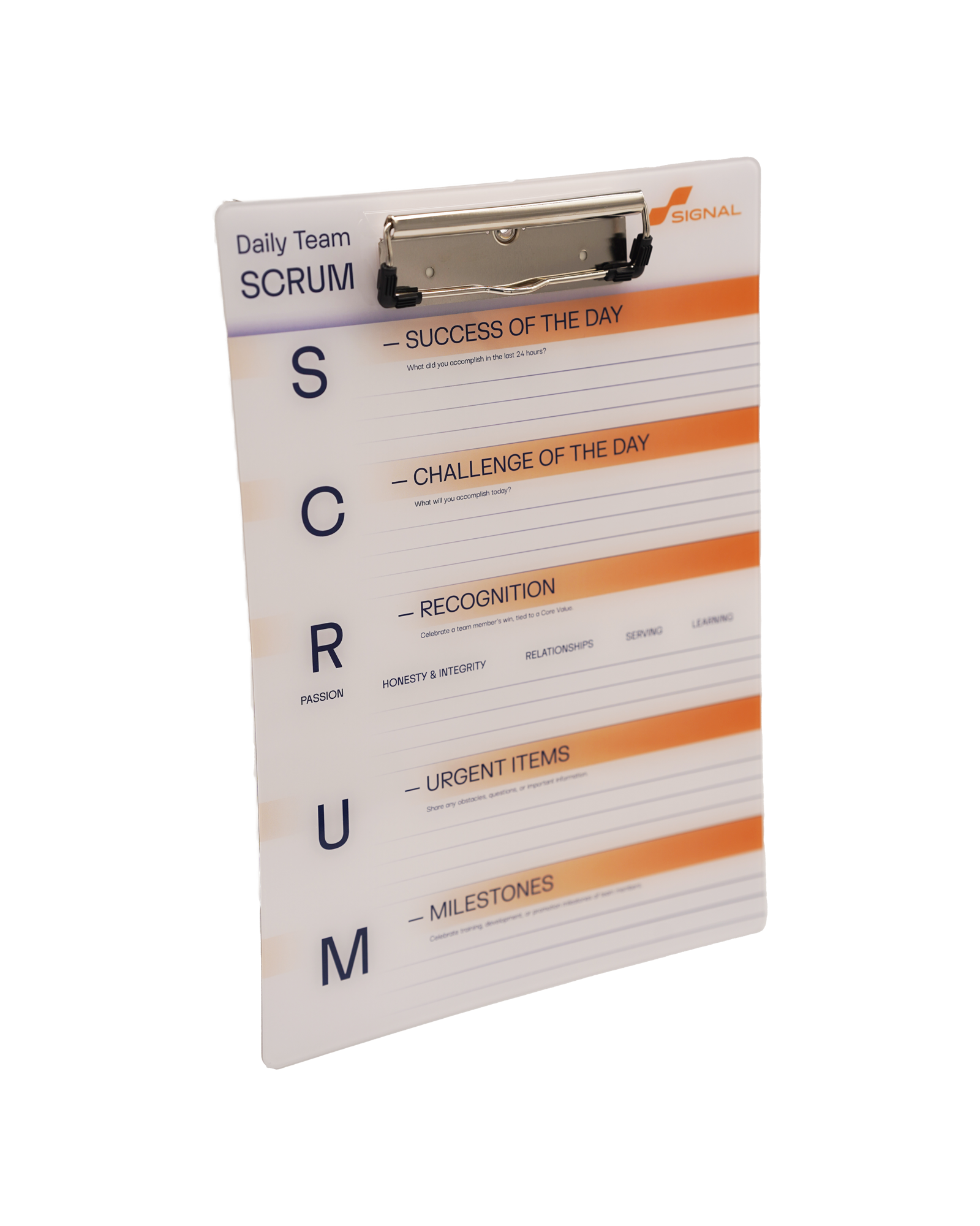 SCRUM Clipboard