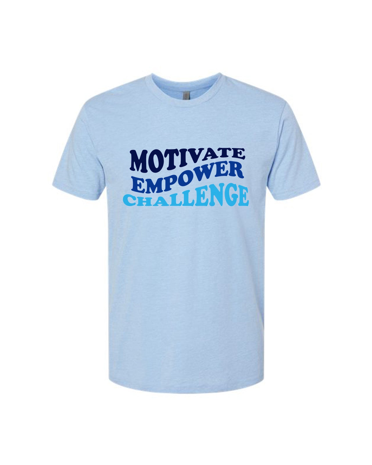 Custom Branded Short Sleeve Tee - Heather Blue