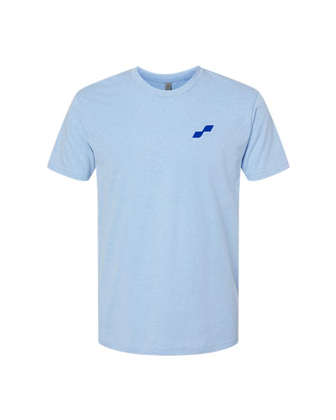 Custom Branded Short Sleeve Tee - Heather Blue