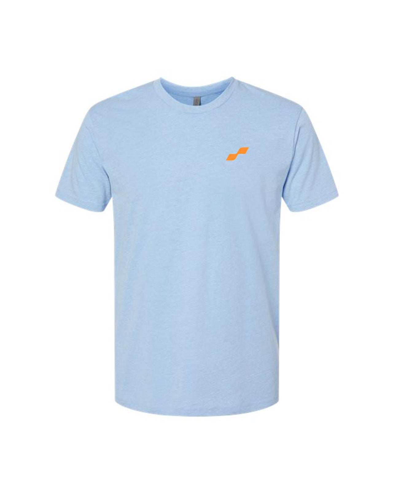Custom Branded Short Sleeve Tee - Heather Blue