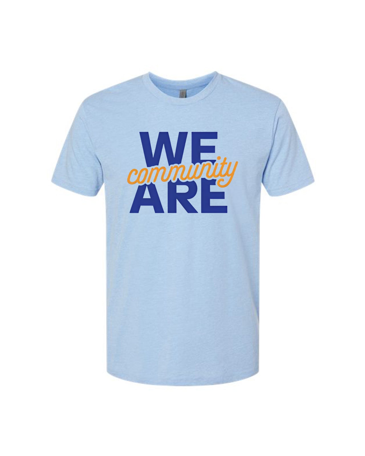 Custom Branded Short Sleeve Tee - Heather Blue