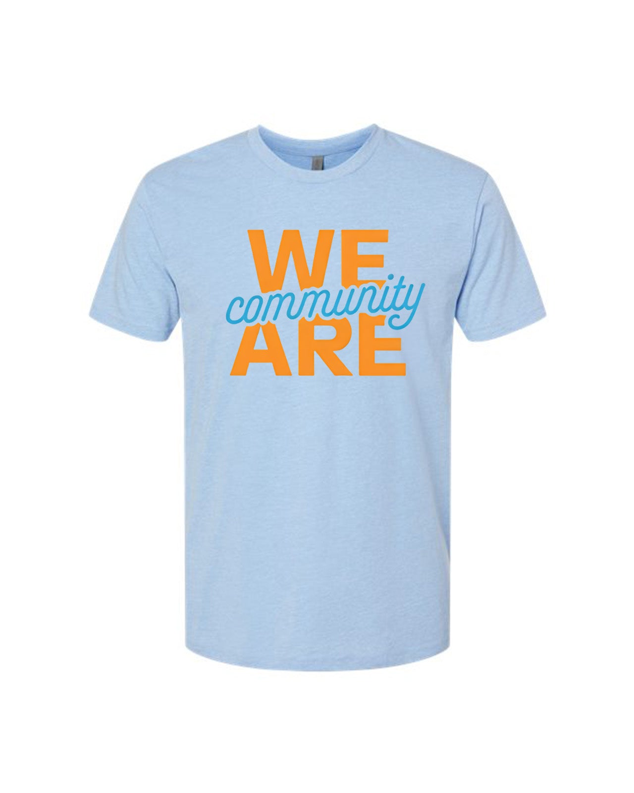 Custom Branded Short Sleeve Tee - Heather Blue