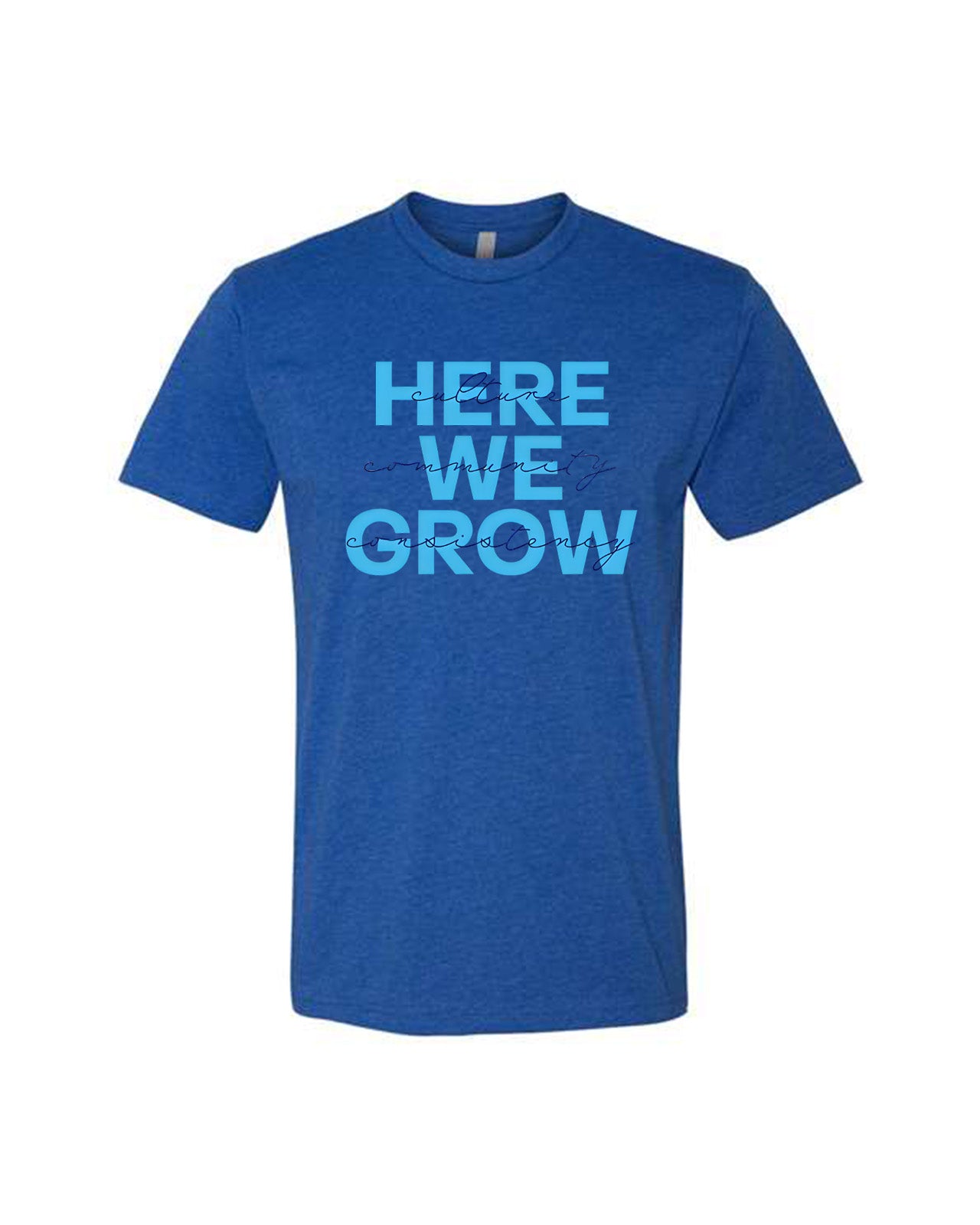 Custom Branded Short Sleeve Tee - Royal Blue