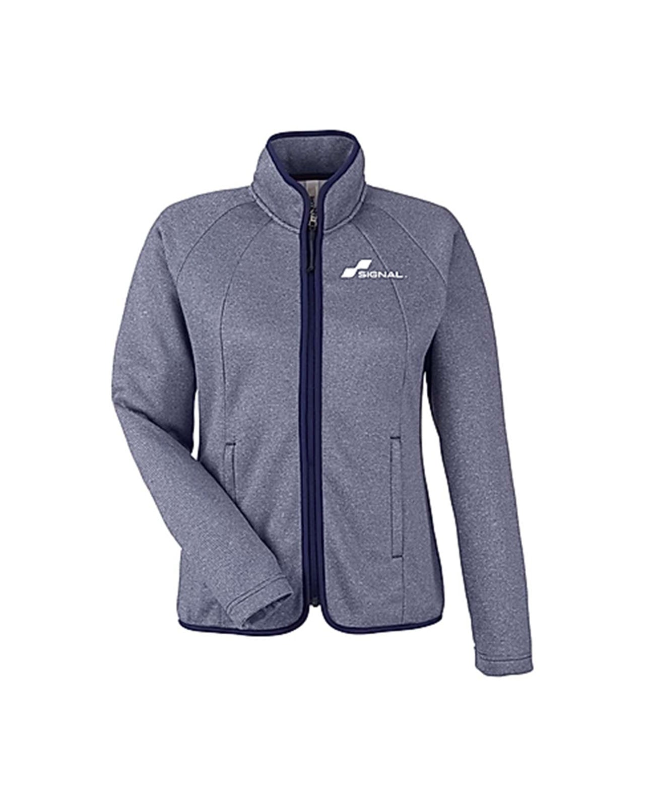 Women's Venture Heathered Stripe Full-Zip
