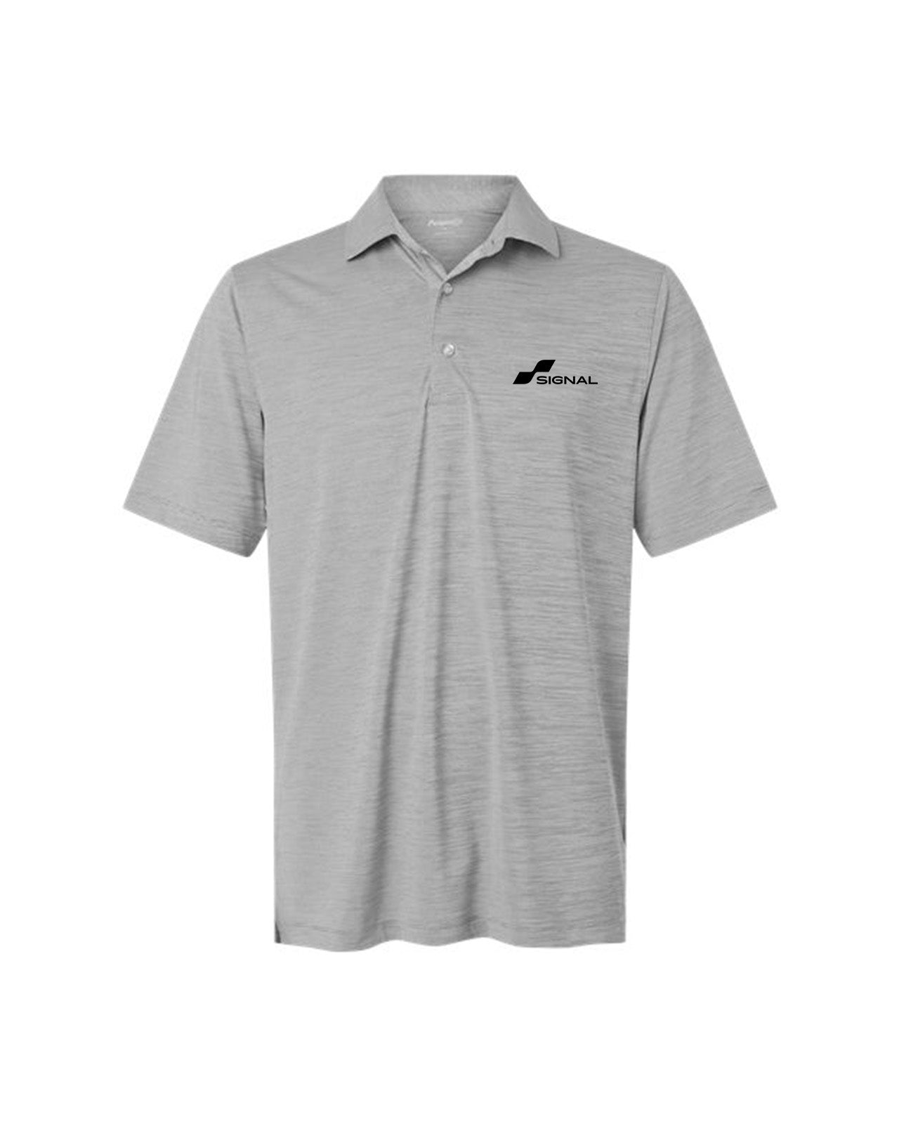 Men's Bohemian Striped Heather Performance Polo