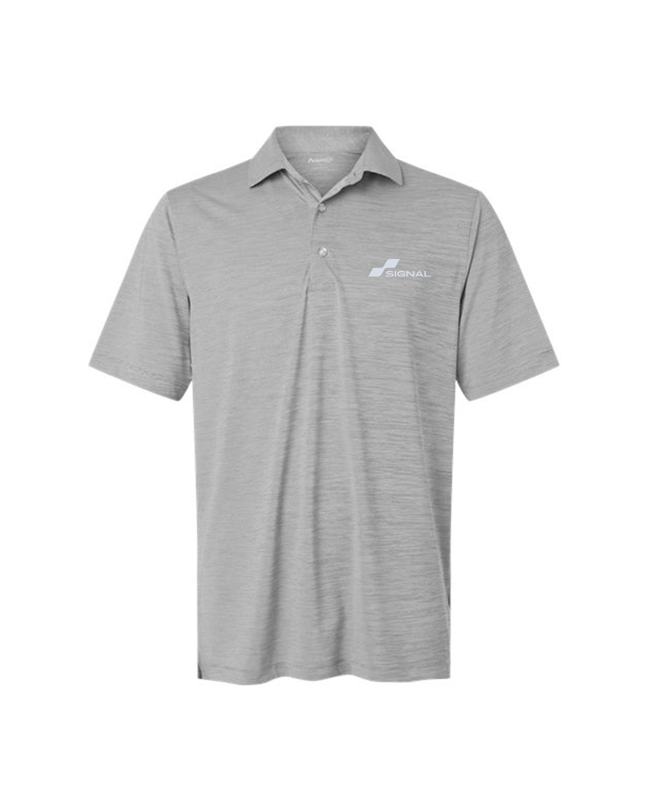 Men's Bohemian Striped Heather Performance Polo