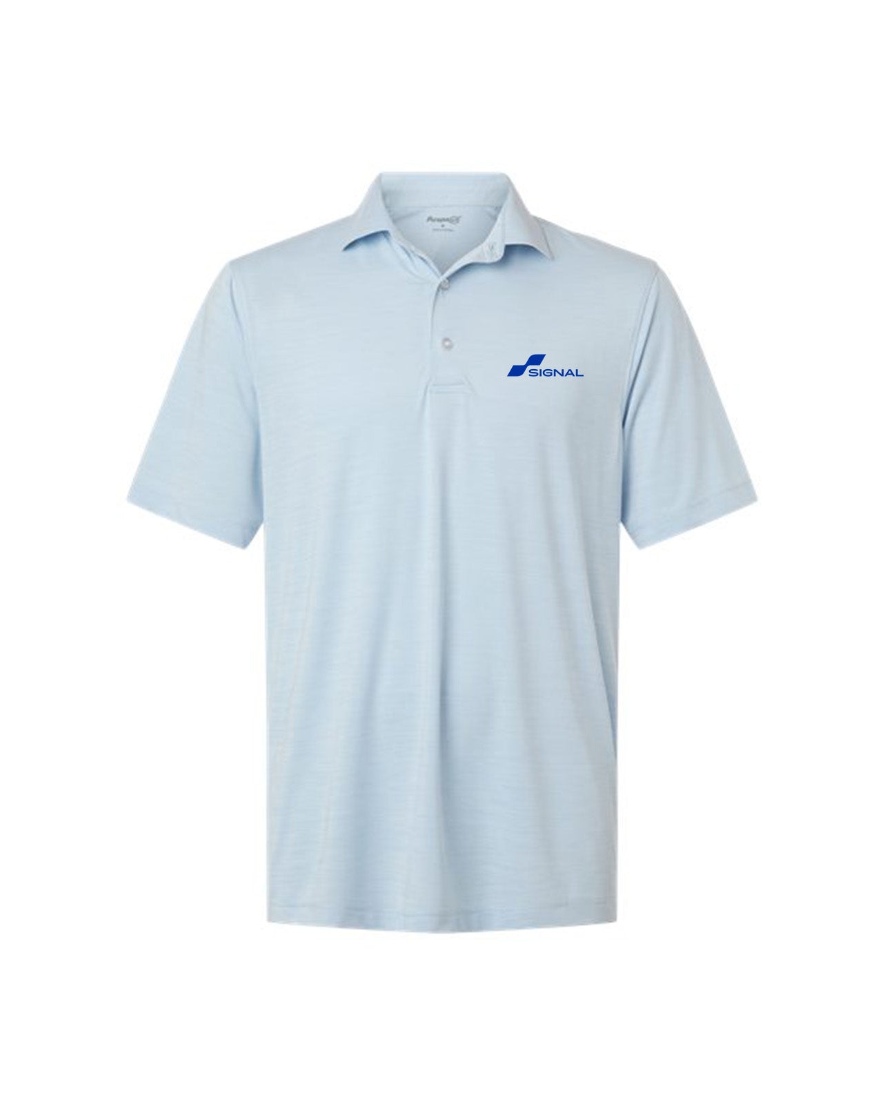 Men's Bohemian Striped Heather Performance Polo