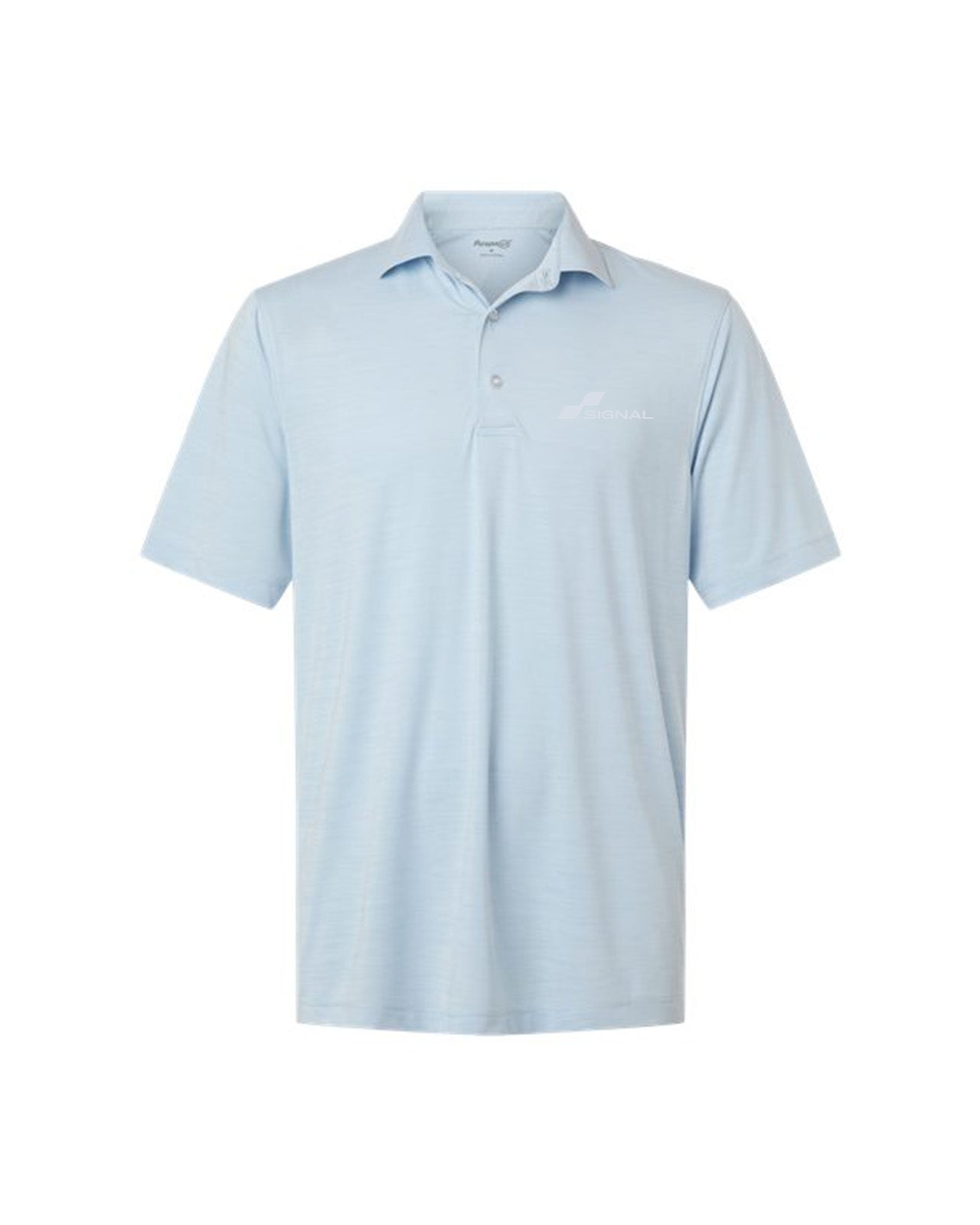 Men's Bohemian Striped Heather Performance Polo