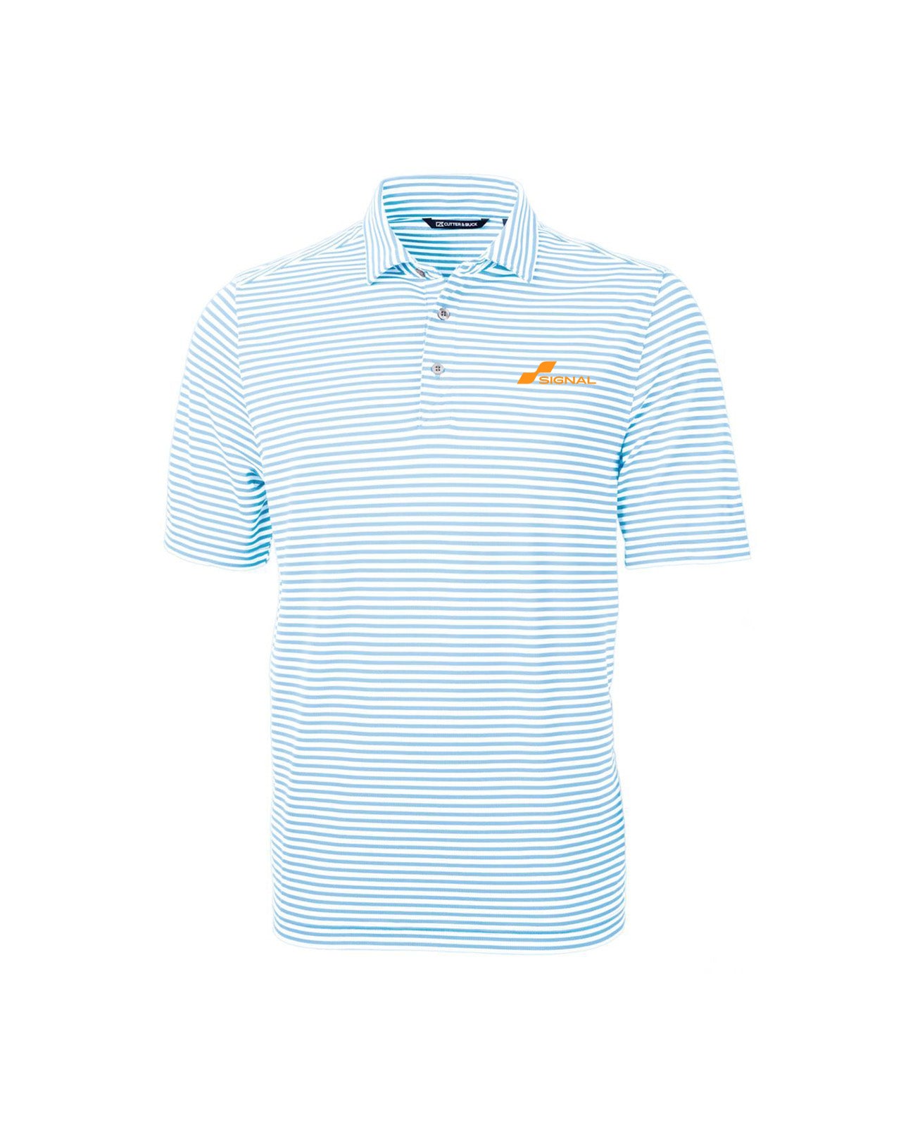 CutterBuck Cutter & Buck Virtue Pique Stripe Recycled Men's Polo