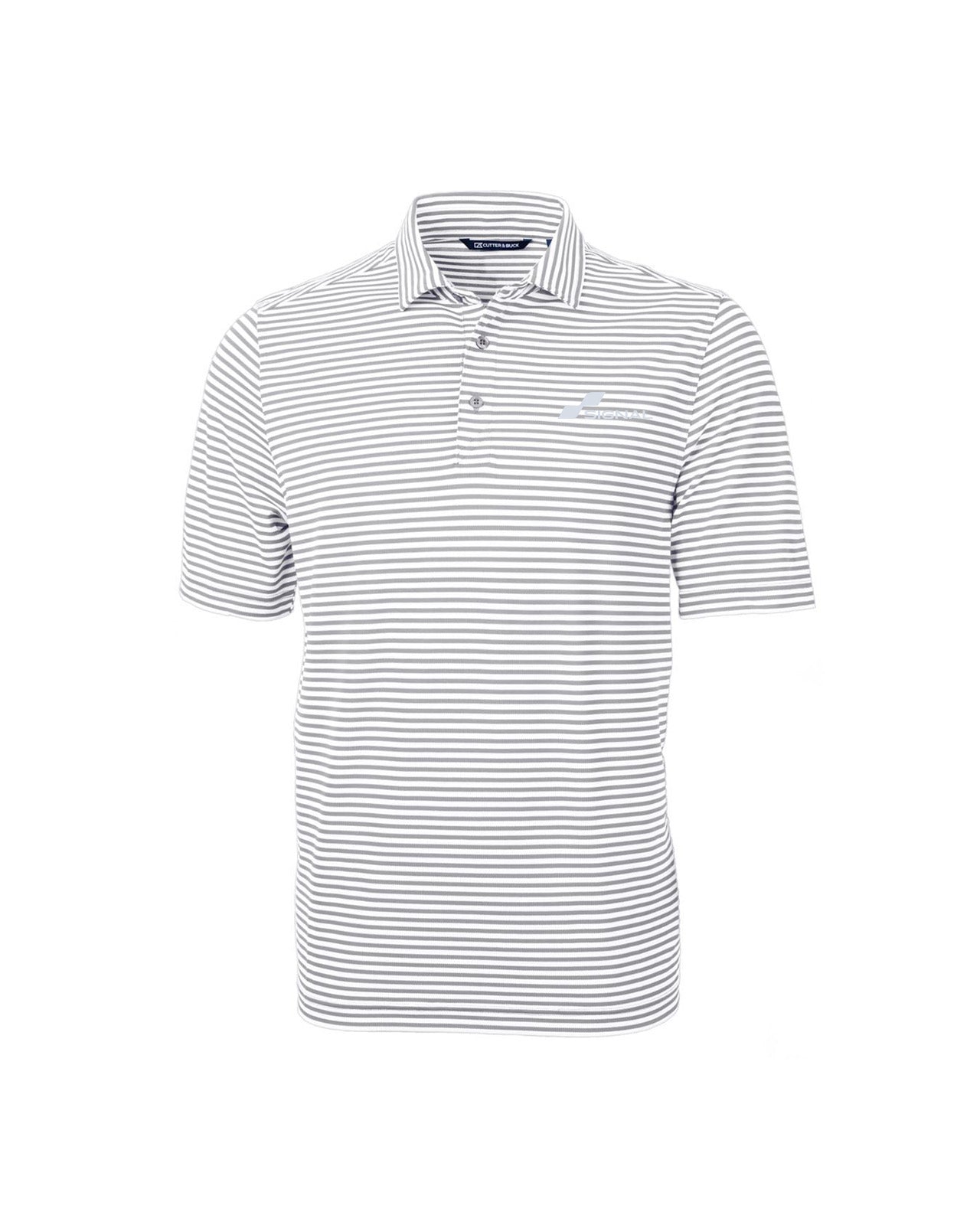 CutterBuck Cutter & Buck Virtue Pique Stripe Recycled Men's Polo