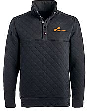 J. America Adult Quilted Snap Pullover