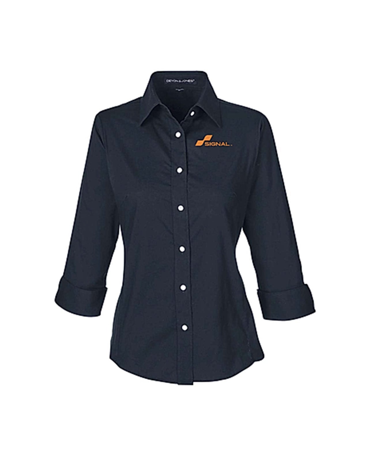 Devon & Jones Ladies' Perfect Fit 3/4-Sleeve Stretch Poplin Blouse