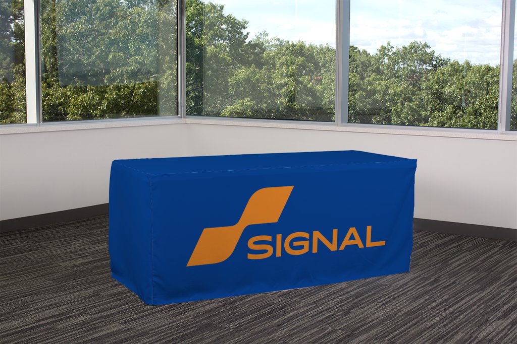 8' Signal Fitted Tablecloth
