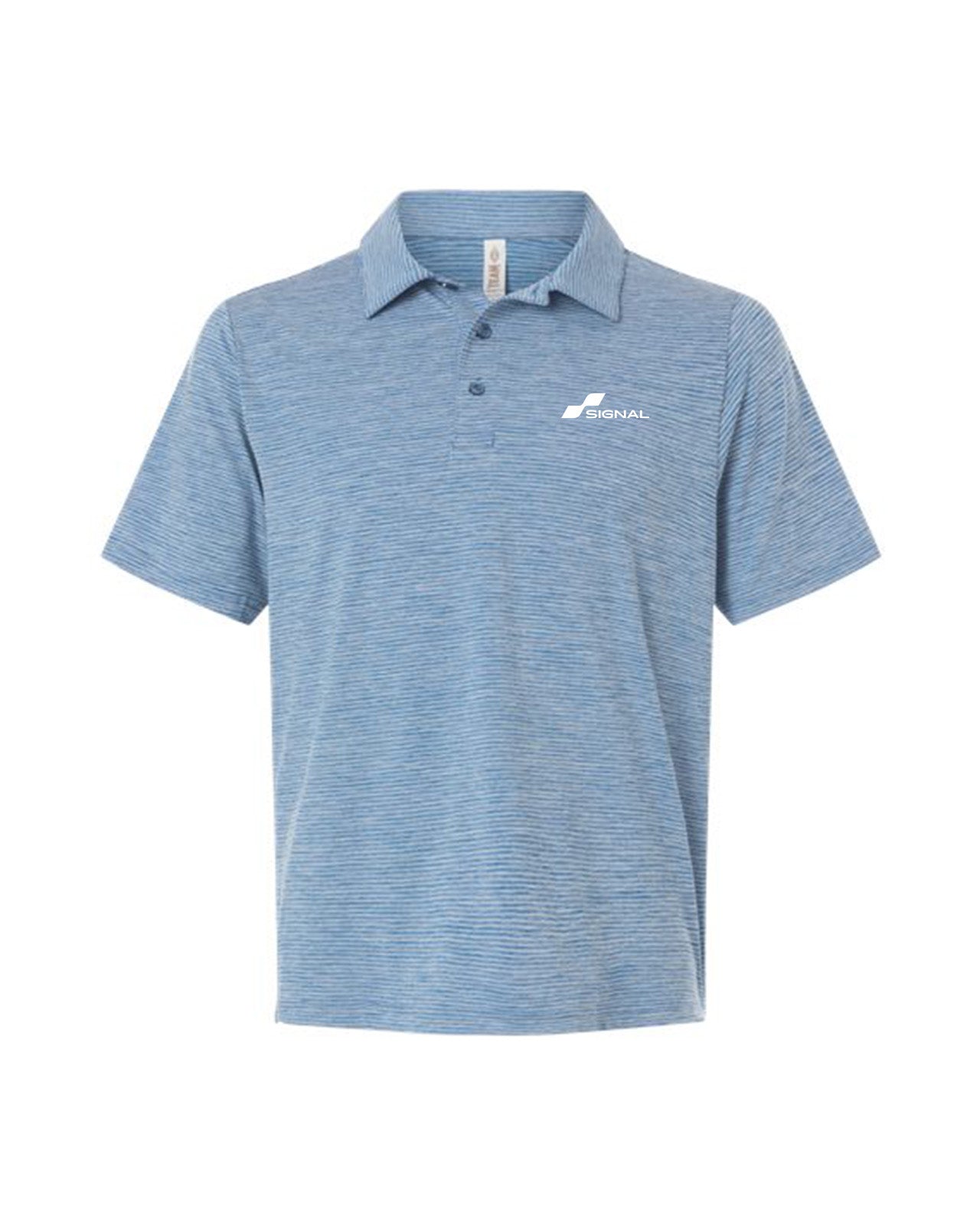 Men's Relay Heathered Stripe Polo