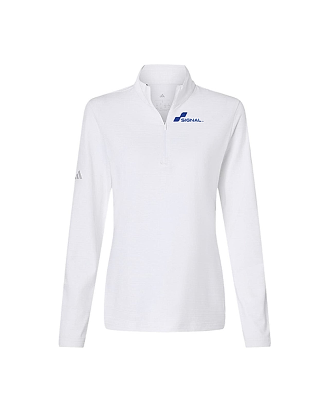 Adidas Women's Textured Stripe 1/4-Zip Pullover