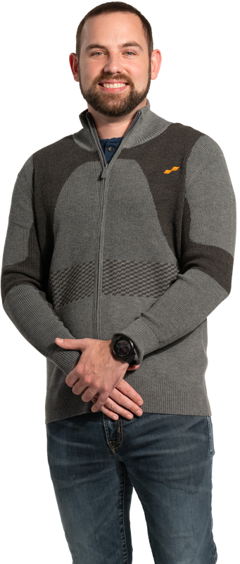 Men's Full Zip Sweater