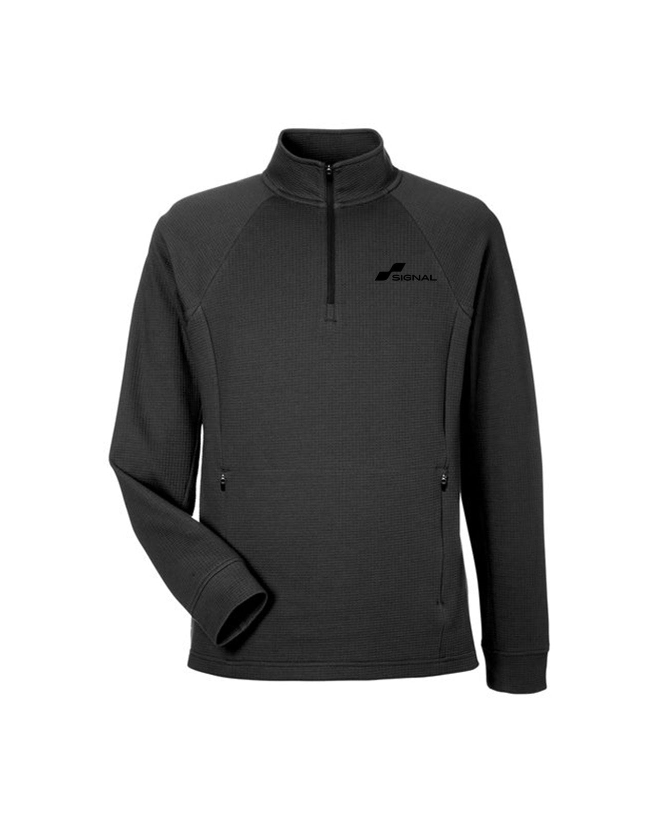 North End Mens Rhythm Waffle Quarter-Zip Pullover