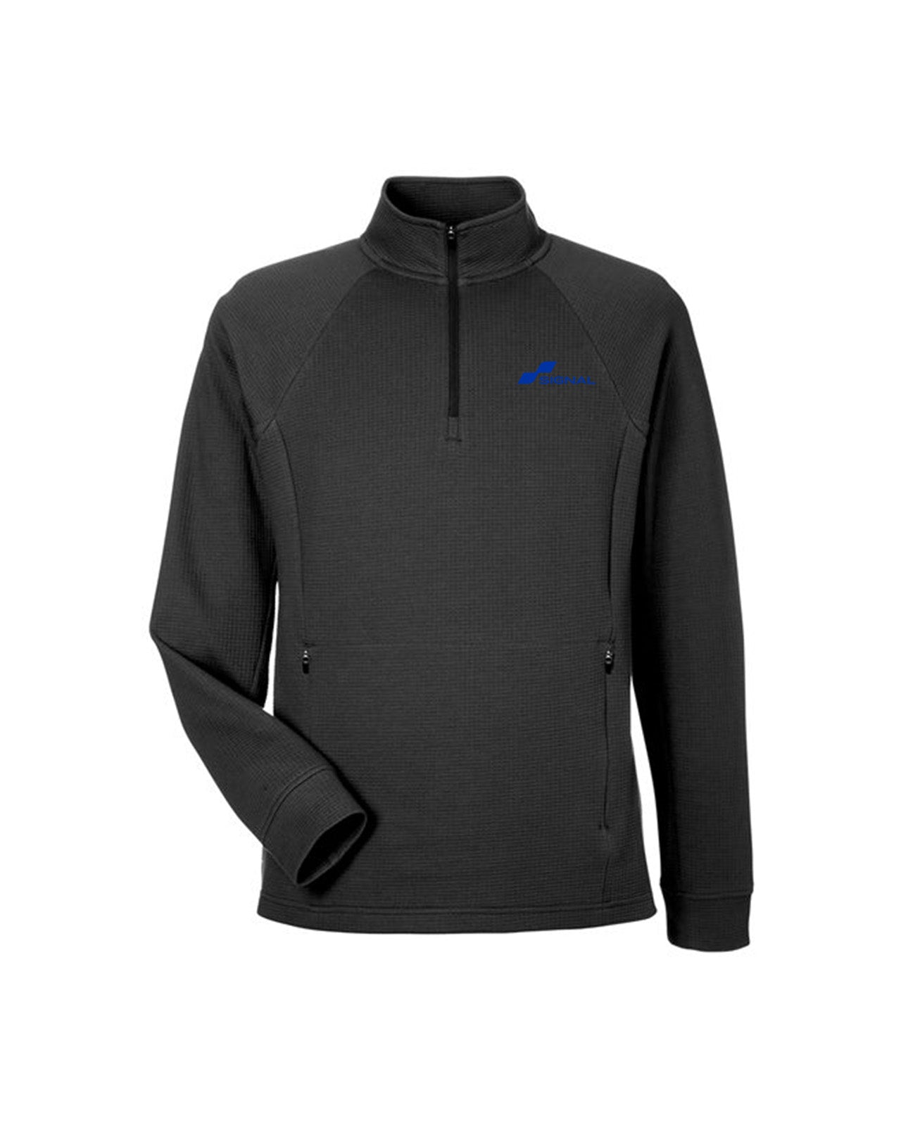 North End Mens Rhythm Waffle Quarter-Zip Pullover