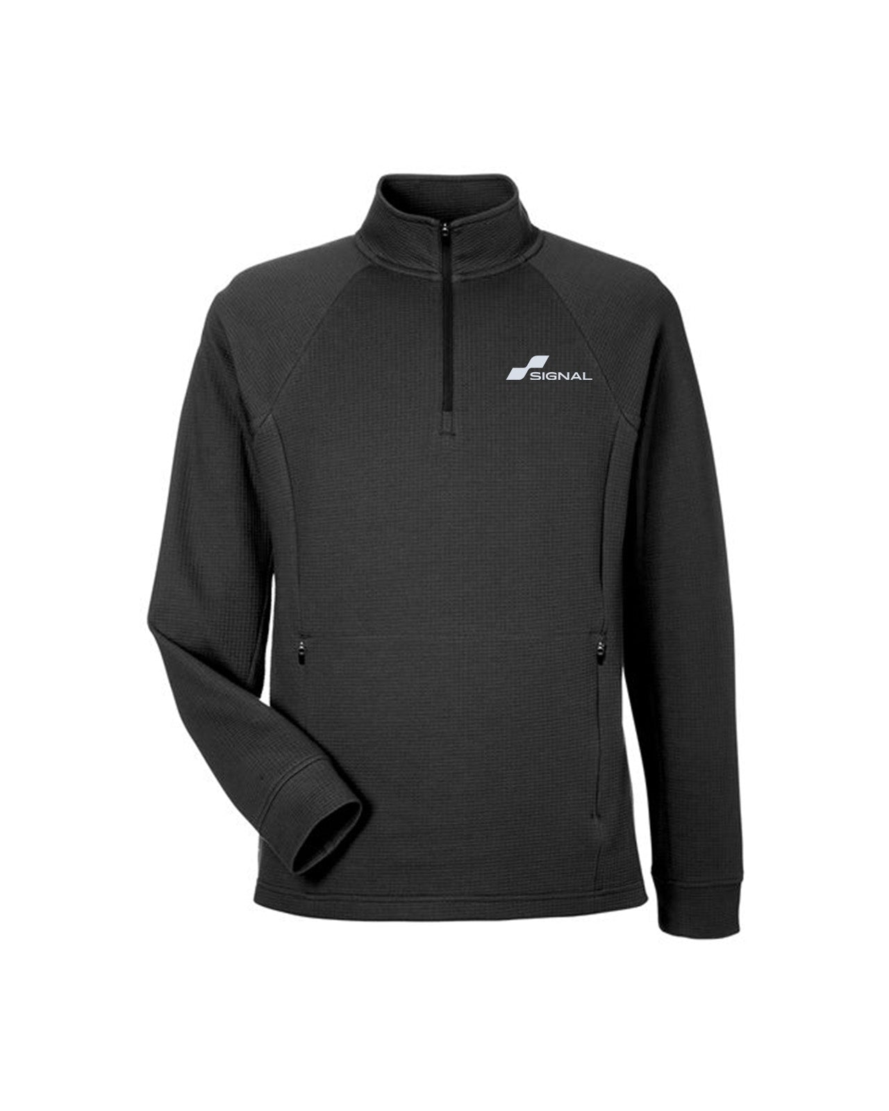 North End Mens Rhythm Waffle Quarter-Zip Pullover