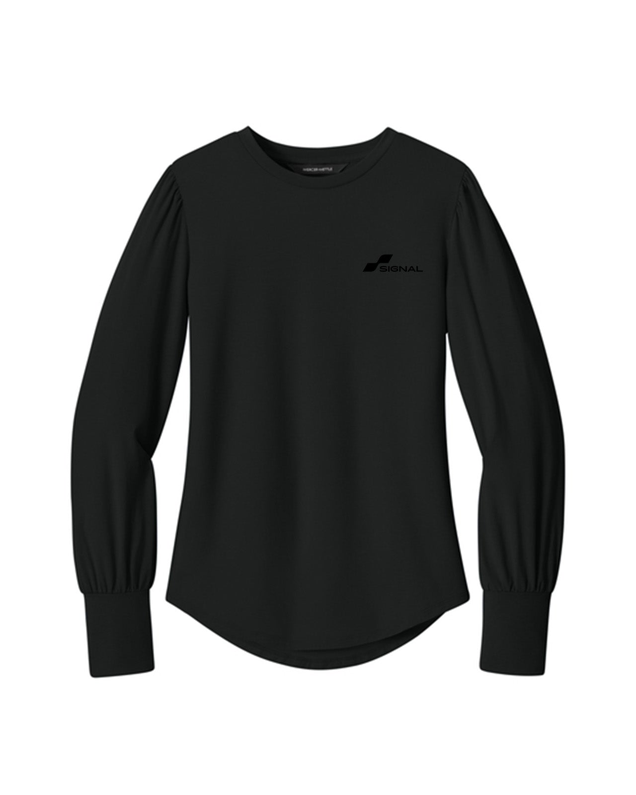 Mercer+Mettle Women's Stretch Jersey Long Sleeve Blouson Top