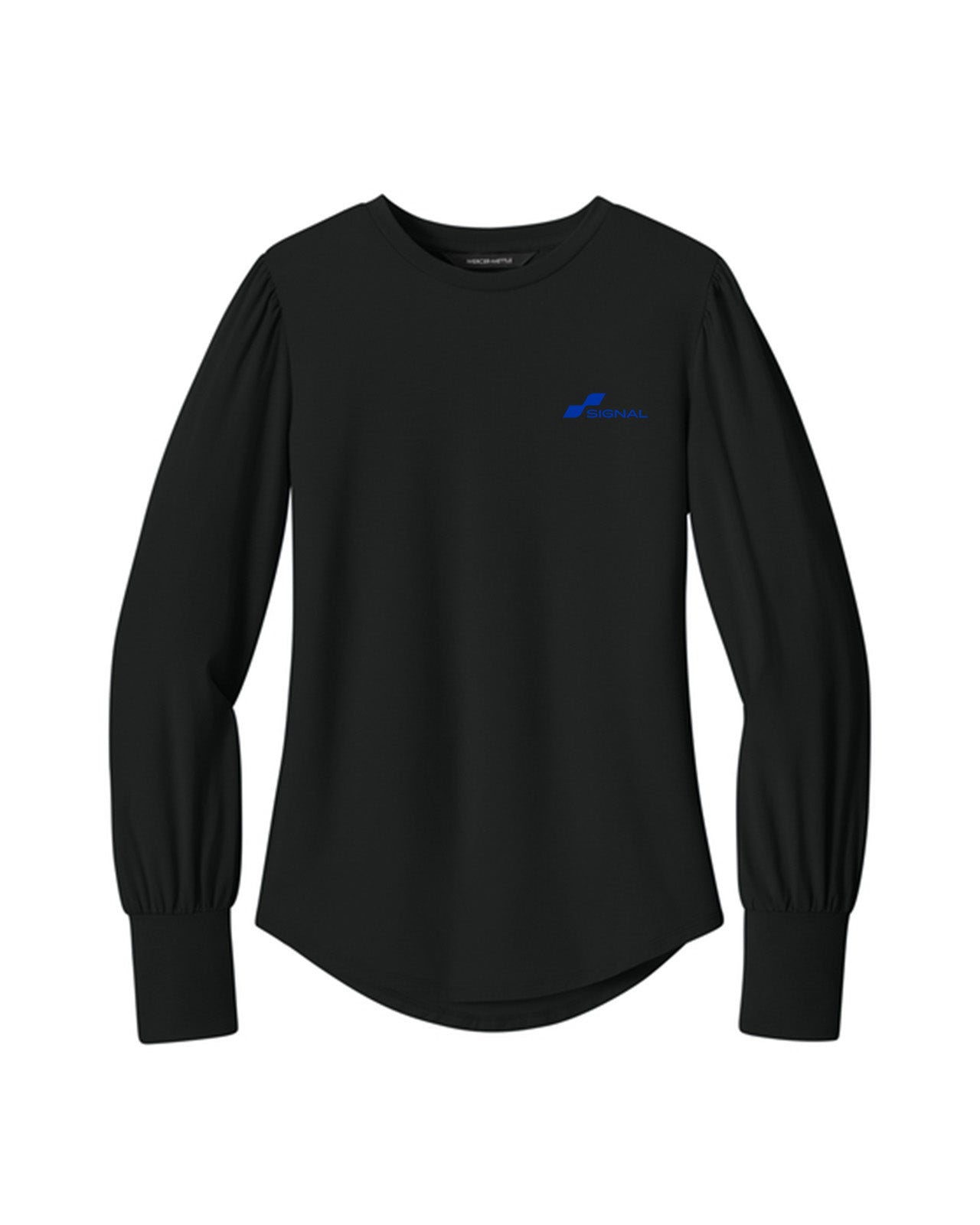 Mercer+Mettle Women's Stretch Jersey Long Sleeve Blouson Top