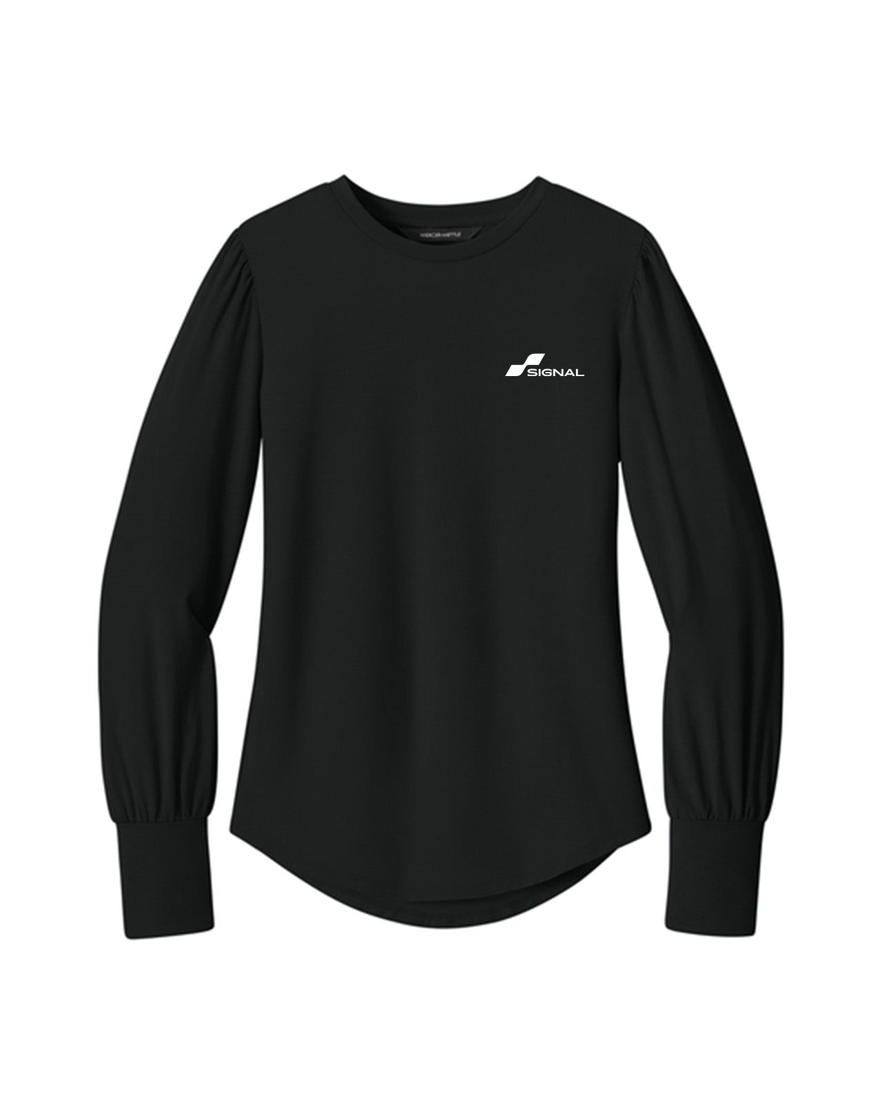 Mercer+Mettle Women's Stretch Jersey Long Sleeve Blouson Top