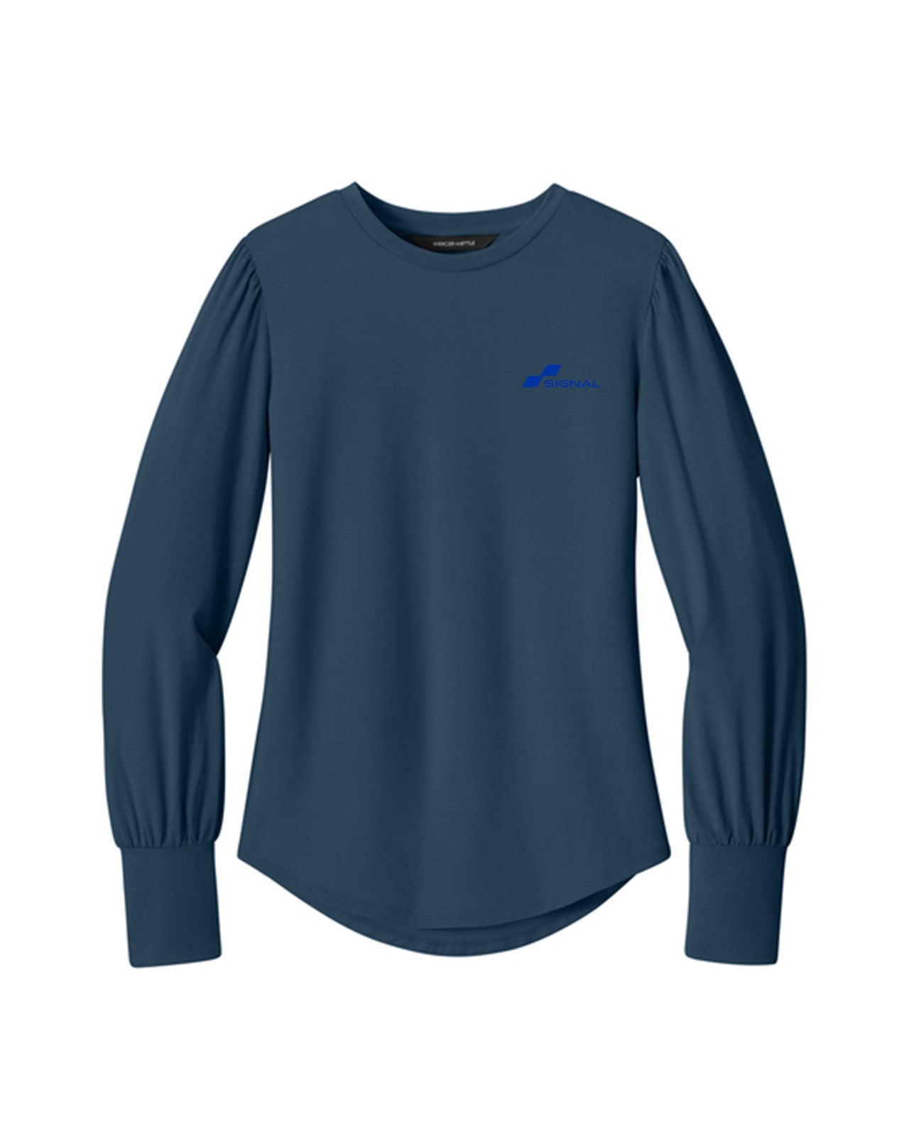 Mercer+Mettle Women's Stretch Jersey Long Sleeve Blouson Top