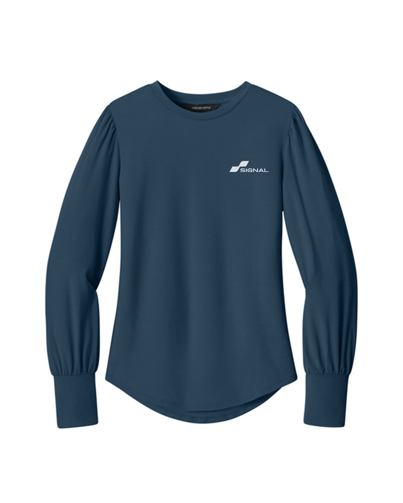 Mercer+Mettle Women's Stretch Jersey Long Sleeve Blouson Top