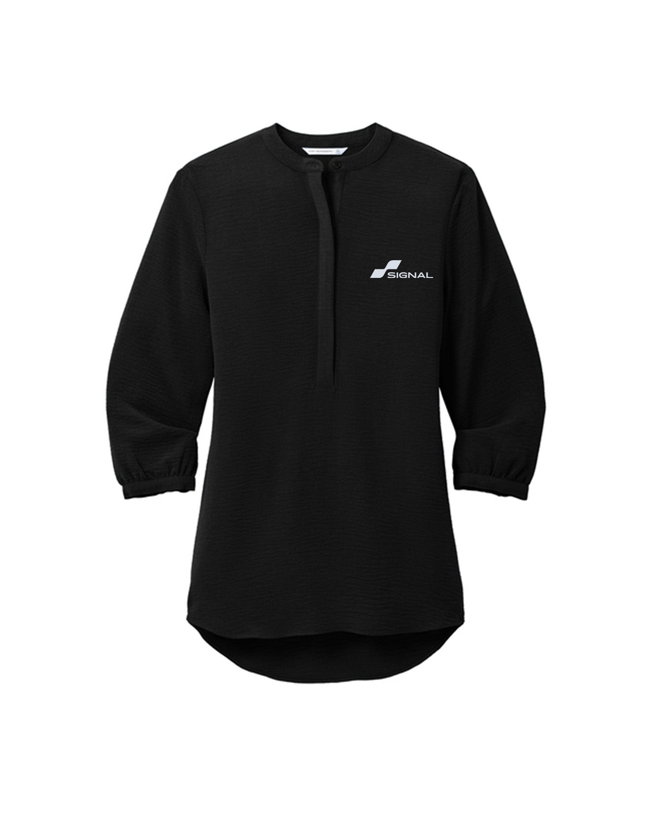 Port Authority Women's 3/4 Sleeve Textured Crepe Tunic