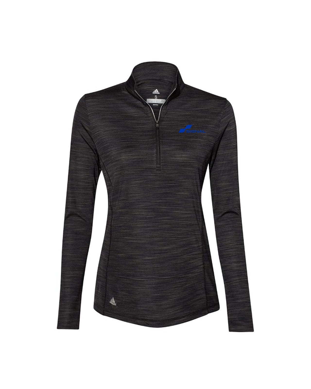 Adidas Women's Lightweight Melange Quarter-Zip Pullover