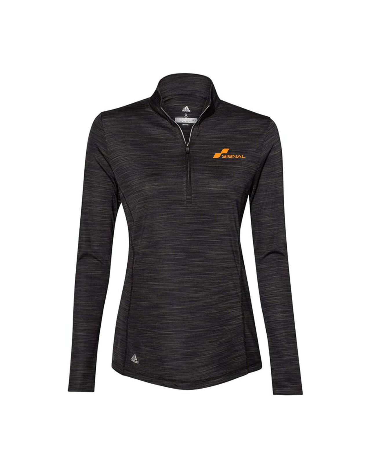 Adidas Women's Lightweight Melange Quarter-Zip Pullover
