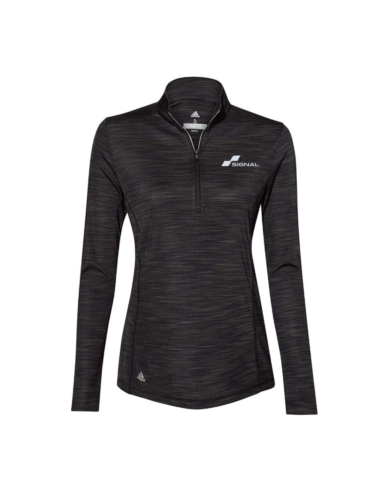 Adidas Women's Lightweight Melange Quarter-Zip Pullover