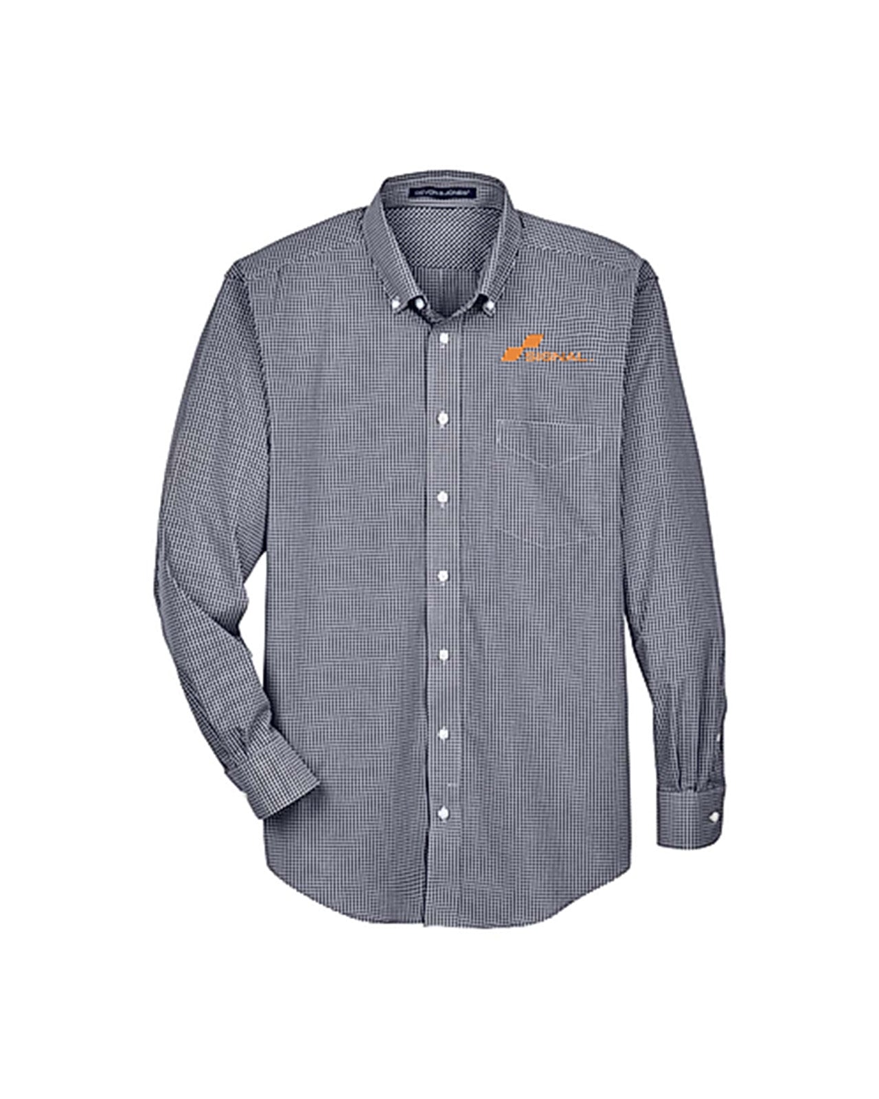 Devon & Jones Men's Crown Woven Collection Gingham Check