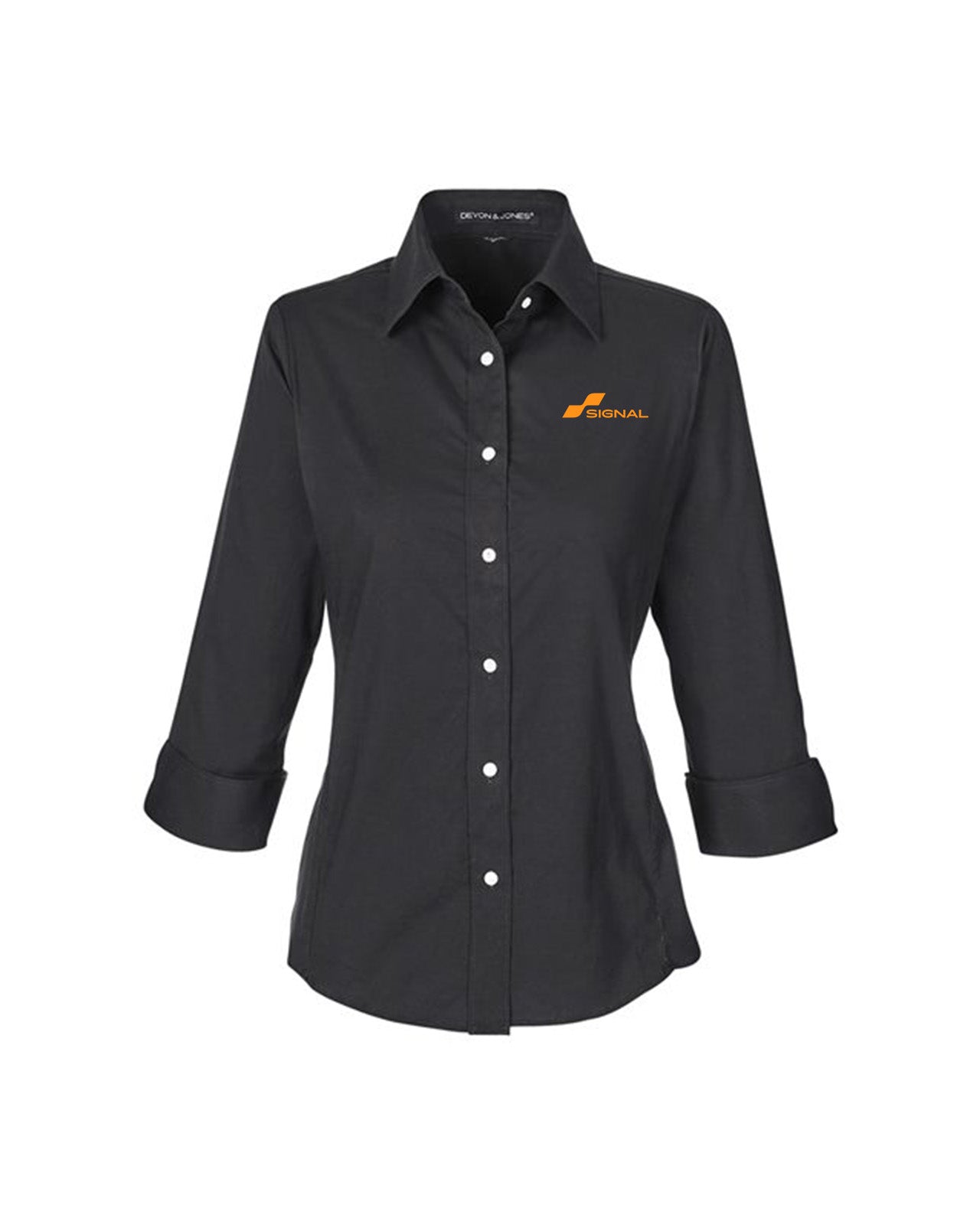 Devon & Jones Ladies' Perfect Fit 3/4-Sleeve Stretch Poplin Blouse