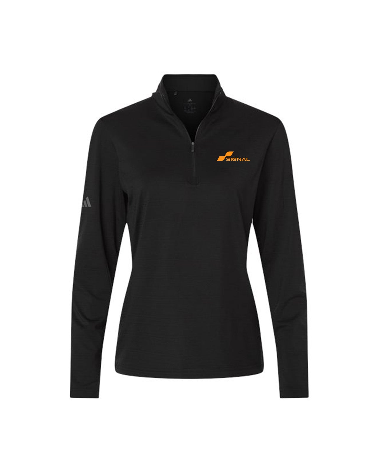 Adidas Women's Textured Stripe 1/4-Zip Pullover