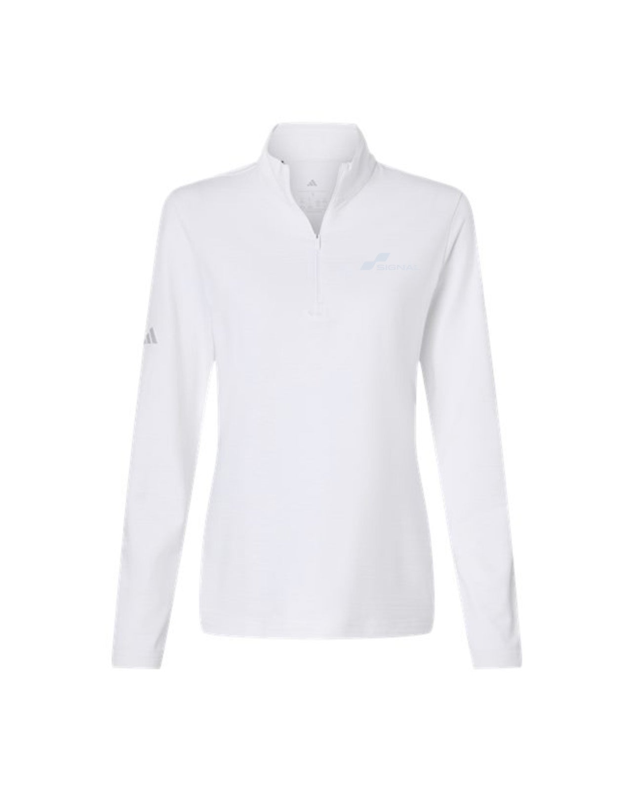 Adidas Women's Textured Stripe 1/4-Zip Pullover